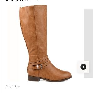 Journee collection brown knee high boot